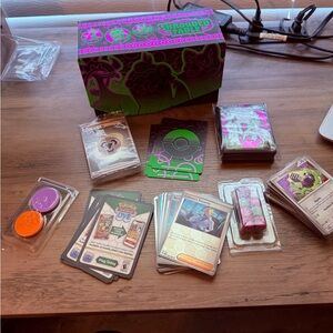 Pokémon TCG Shrouded Fable opened ETB random cards holos sleeve dice and more!